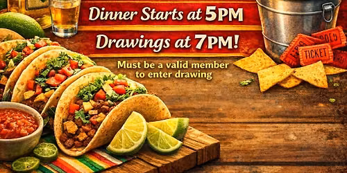 Taco Tuesday Queen of Hearts Bottle Draw all happening @ Tenino Eagles