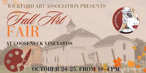 Larisa Martino at the Fall Art Fair - Gooseneck Vineyards, RI