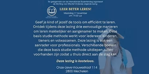 Gratis lezing: Leer Beter Leren!