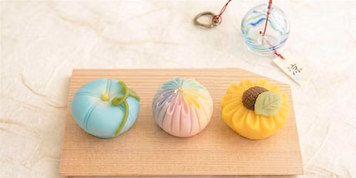 Nerikiri Wagashi: Morning Glory, Fireworks, and Sunflower