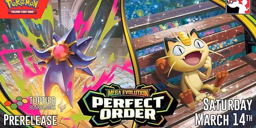 Pokemon Mega Evolution: Perfect Order Prerelease