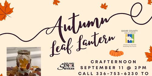 Crafternoon: Autumn Leaf Lantern
