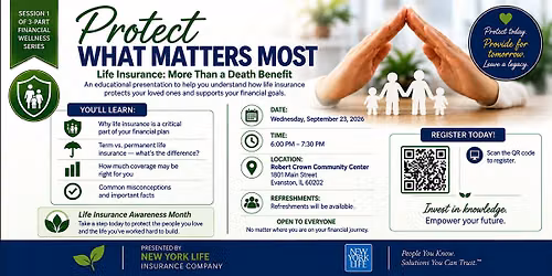 Financially Empowered: Part 1 of 3- Life Insurance Awareness Month