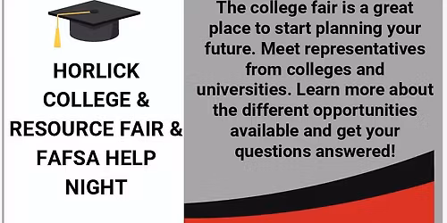 College Resource Fair and FAFSA Help