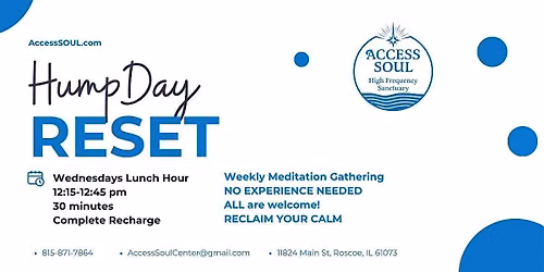 WEDNESDAY LUNCH HOUR MEDITATION