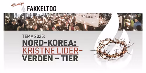 KRISTIANSAND - Fakkeltog til st\u00f8tte for forfulgte kristne