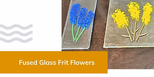 Fused Glass Frit Flowers