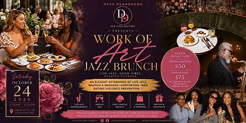 Work of Art Jazz Brunch | Domestic Violence Fundraiser
