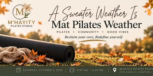 A Sweater Weather Is Mat Pilates Weather!