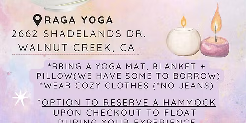 Candle-Lit Sound Bath with Hammock Option