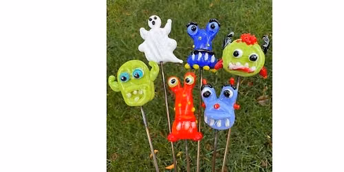 Monsters & Halloween Sculpted Glass Plant Stakes \u2013 October 3
