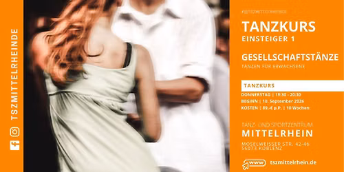 Tanzen - Einsteigerkurs für Erwachsene