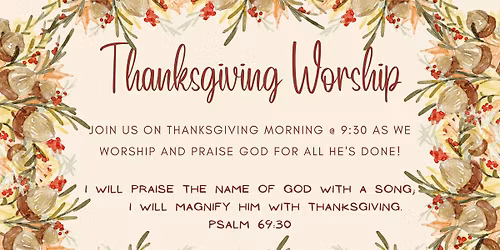 Thanksgiving Worship