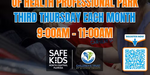 UF Health Hosted - Car Seat Check Up Appt - July `16, 2026