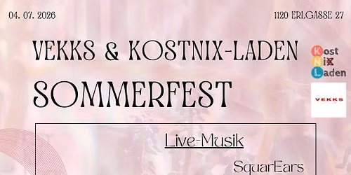 Sommerfest Vekks & Kostnix-Laden