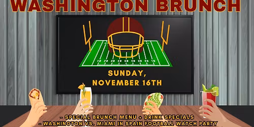 Washington Brunch and Watch Party