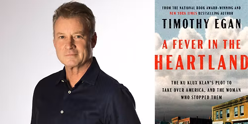 Timothy Egan Reading & Lecture 