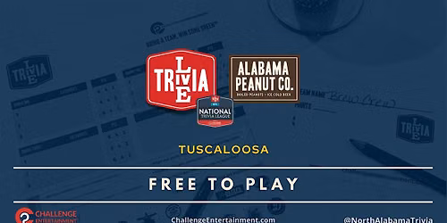 Weekly Live Trivia Nights at Alabama Peanut Co. - Tuscaloosa