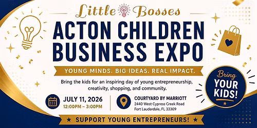 Little Bosses : Acton Children\u2019s Biz Expo