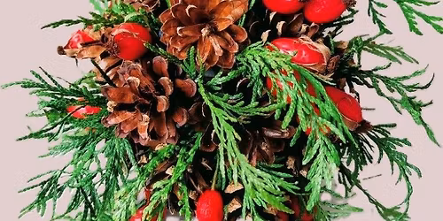 Adventn\u00ed workshop - v\u00e1no\u010dn\u00ed dekorace ze \u0161i\u0161ek 