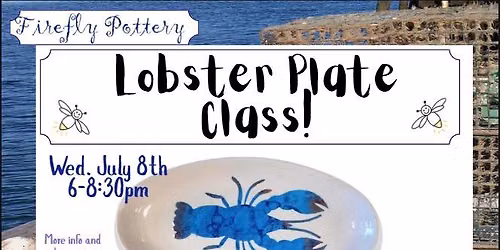 Lobster Plate Painting Class! 