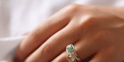 Silver Ring Making Class with Gemstones: Wax Carving