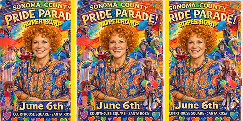 Sonoma County Pride Parade with the Helens — Old Courthouse Sq, Santa Rosa, CA, United States