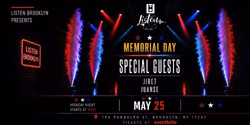 Monday Night At Listen | Special Guest | Jiret | Juanse
