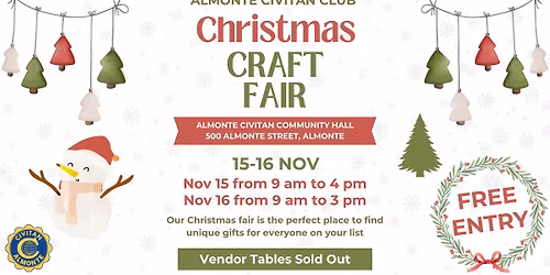 Almonte Civitan Club Christmas Craft Fair