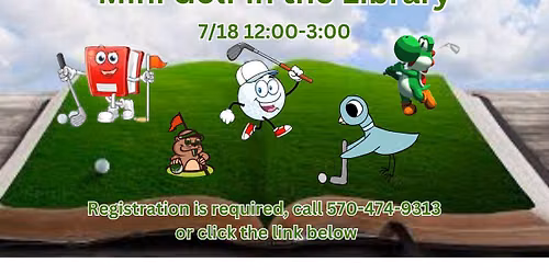 Mini Golf in the Library