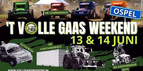 T VOLLE GAAS WEEKEND 2026