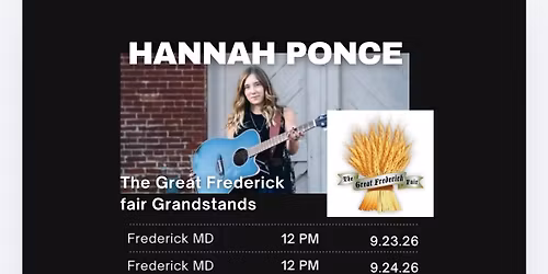 Hannah Ponce at The Great Frederick Fair 