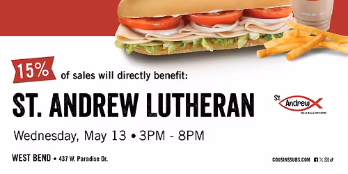 Cousins Fundraiser for Christian Education