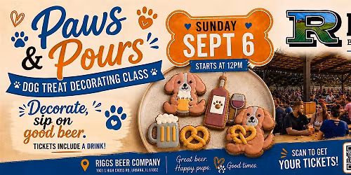 Paws and Pours: Dog Treat Decorating Workshop