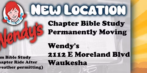 Chapter Bible Study & Ride