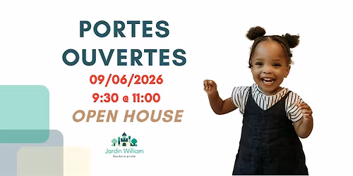 D\u00e9couvrez le Jardin William ! Portes ouvertes \/ Open House