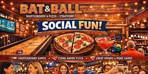 Shuffleboard Social Fun & Pizza \u2013 Bat & Ball Stratford