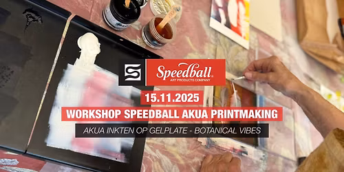 Workshop: Speedball Akua Printmaking op Gelplate