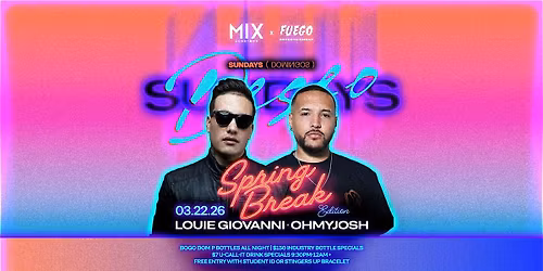 MIX Downtown: DESEO Spring Break Edition