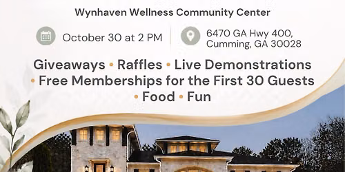Gran Opening & Ribbon Cutting with Wynhaven Wellness Community Center