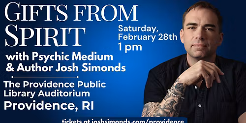"Gifts from Spirit" in Providence, RI!
