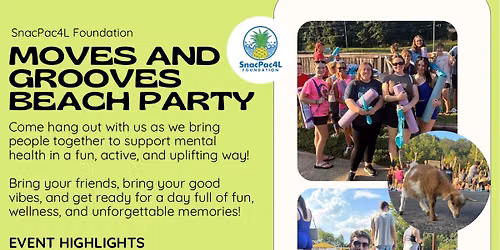 Moves and Grooves Beach Party