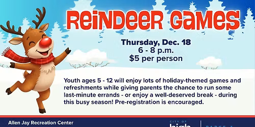 Reindeer Games at Allen Jay Recreation Center