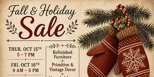 Fall & Holiday Vintage Sale