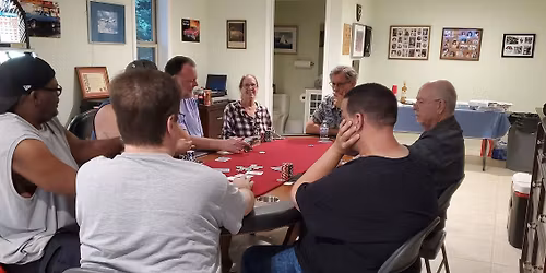 Texas Hold,m at Tim's garage