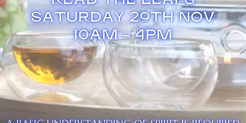 Tea Leaf Training (29th Nov)