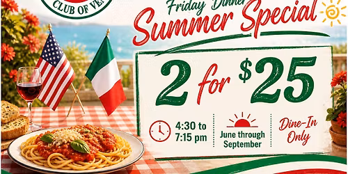 Friday Night Dinner Summer Special