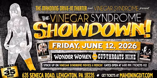 Vinegar Syndrome Showdown! w\/ WONDER WOMEN + CUT-THROATS NINE (on 35mm)