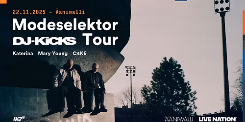 Modeselektor \u2013 DJ-Kicks Tour @ \u00c4\u00e4niwalli 22.11.2025