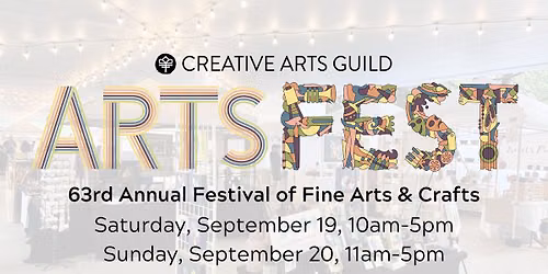 ARTS FEST: 63rd Annual Festival of Fine Arts & Crafts
